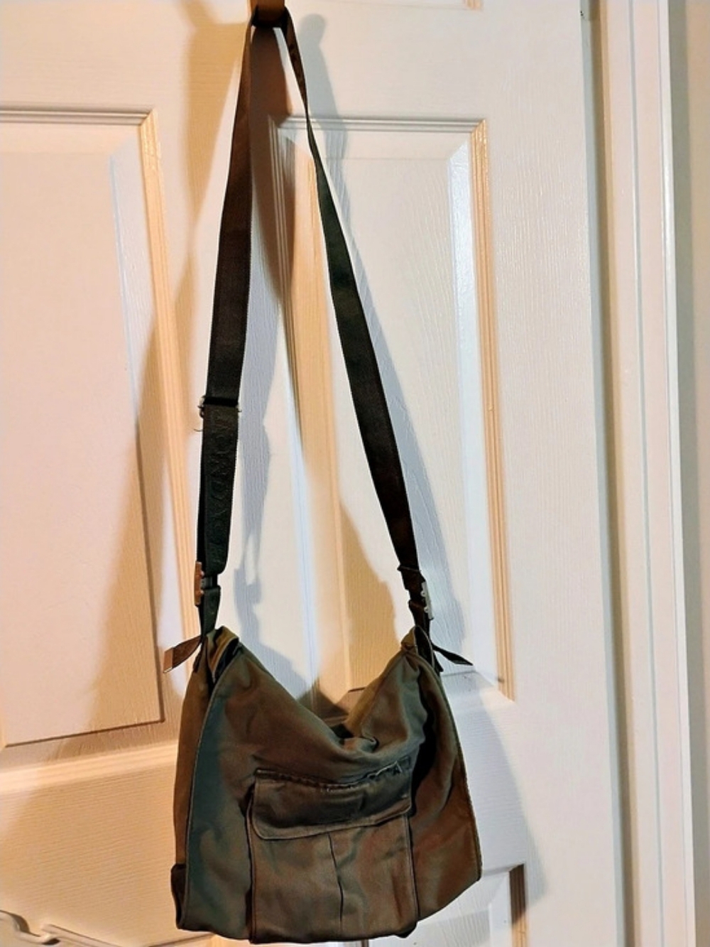Jordasche Crossbody Bag in Green & Brown